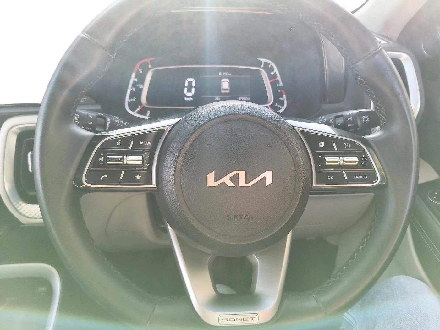 2022 KIA SONET HTX PLUS 1.5, Diesel, Manual, 47,002 km, interior