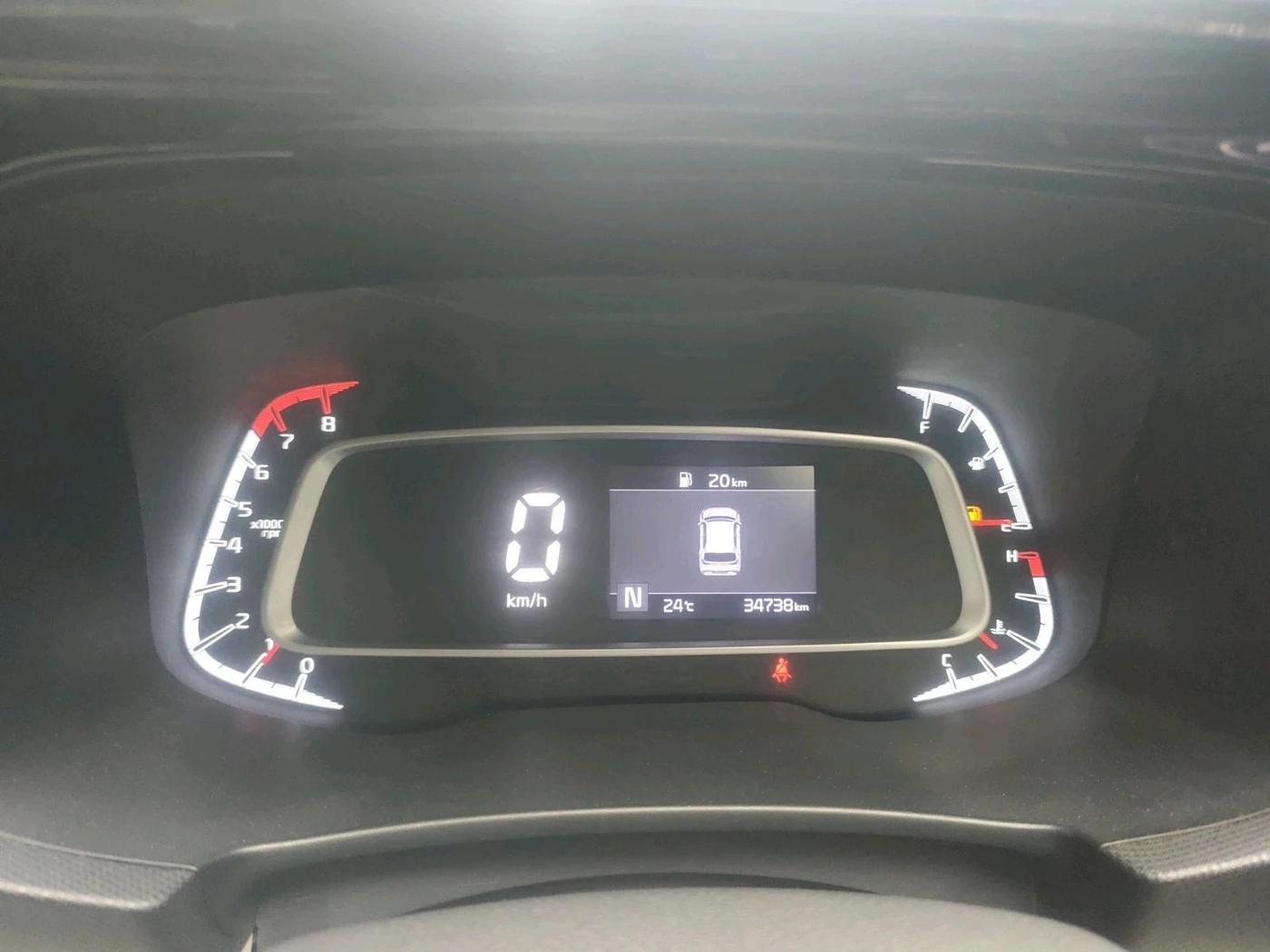 2020 KIA SONET HTX 1.0 IMT, Petrol, Manual, 34,738 km, interior