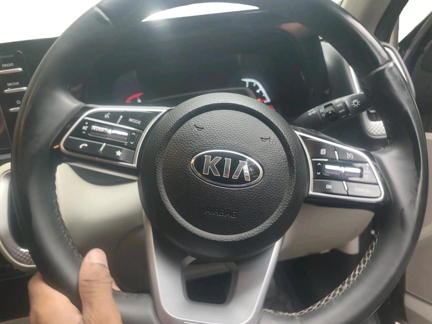 2020 KIA SONET HTX 1.0 IMT, Petrol, Manual, 34,738 km, interior