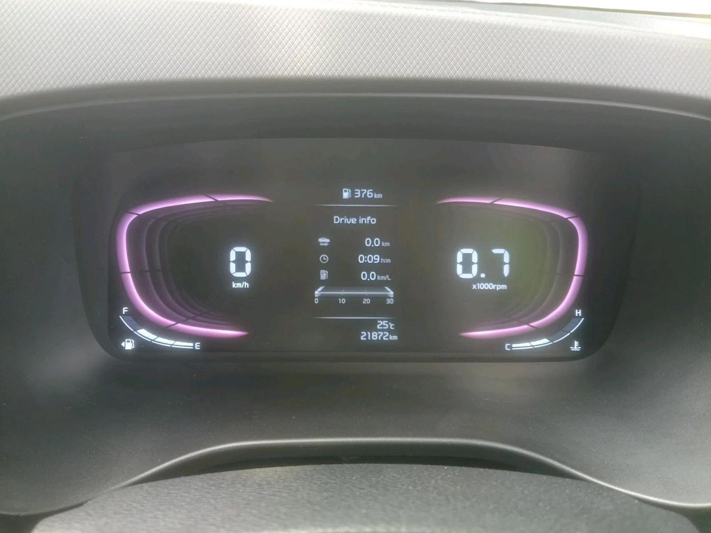 2022 KIA CARENS PRESTIGE PLUS 1.4 PETROL 7 STR, Petrol, Manual, 21,872 km, interior