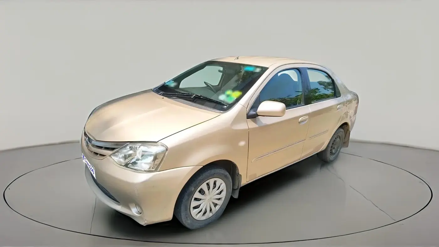 2011 Toyota Etios G, Petrol, Manual, 64,295 km, exterior