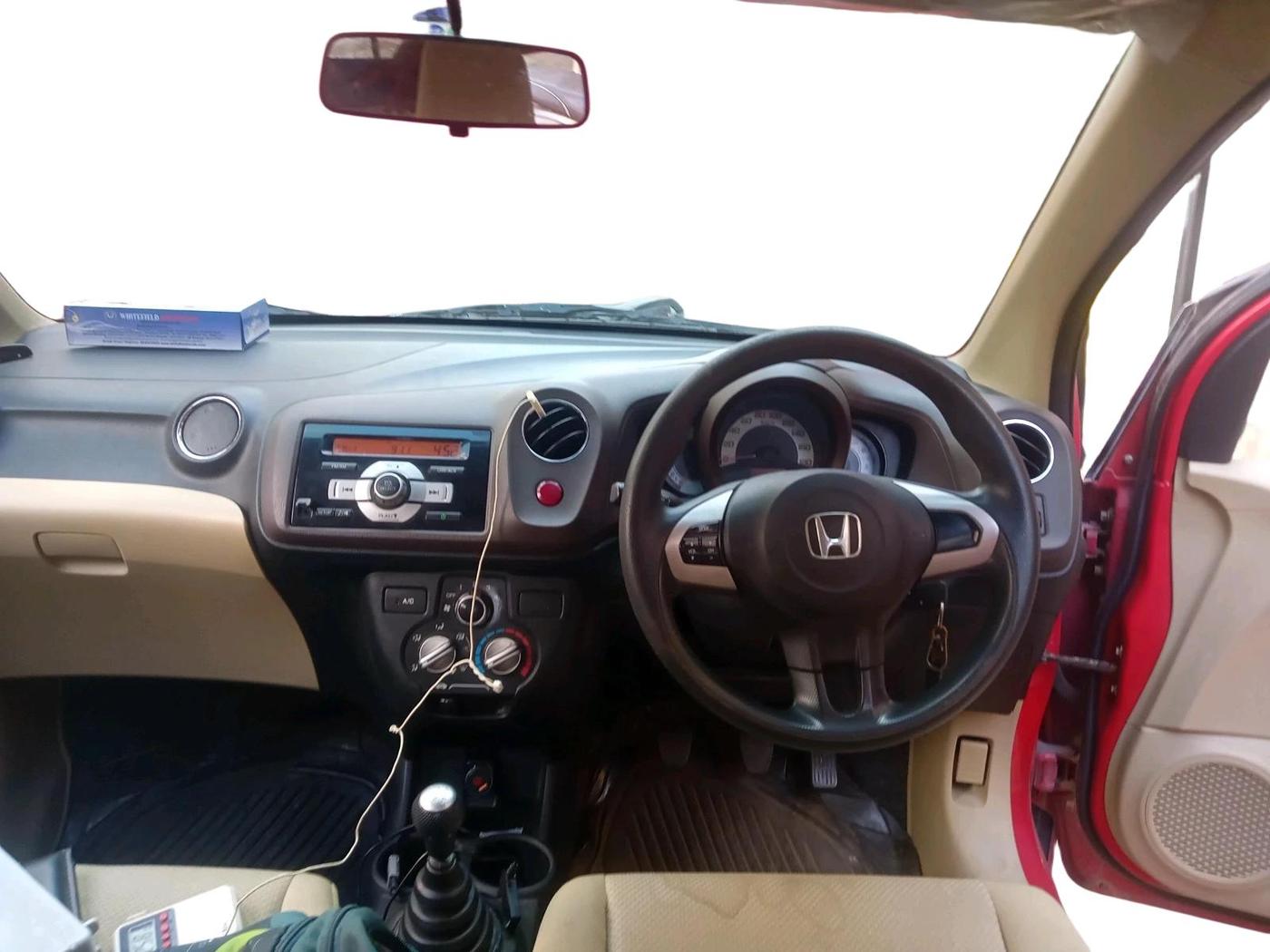 2012 Honda Brio S MT, Petrol, Manual, 60,722 km, interior