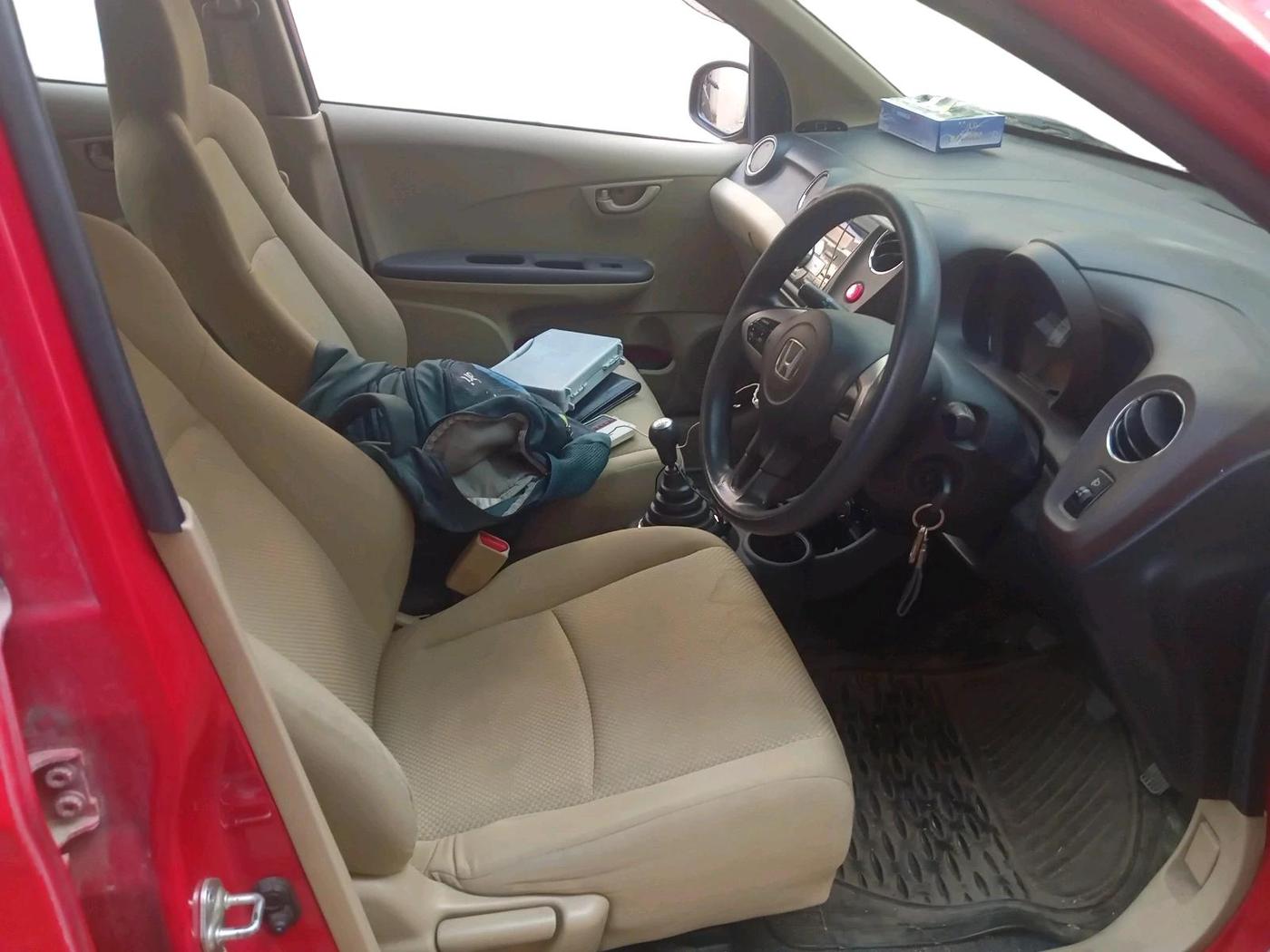2012 Honda Brio S MT, Petrol, Manual, 60,722 km, interior