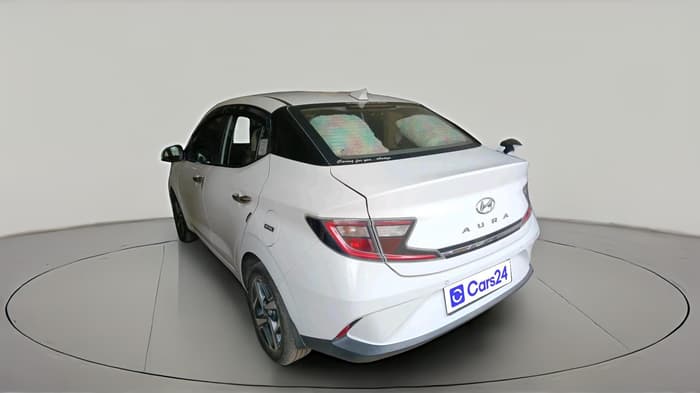 2020 Hyundai AURA SX PLUS 1.2 AMT, Petrol, Automatic, 24,498 km, exterior