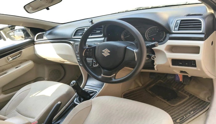 2017 Maruti Ciaz DELTA 1.4 MT PETROL, Petrol, Manual, 86,362 km, interior