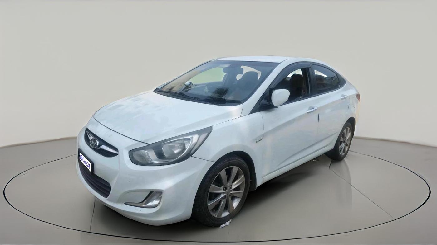 2012 Hyundai Verna FLUIDIC 1.6 CRDI SX OPT AT, Diesel, Automatic, 91,348 km, exterior