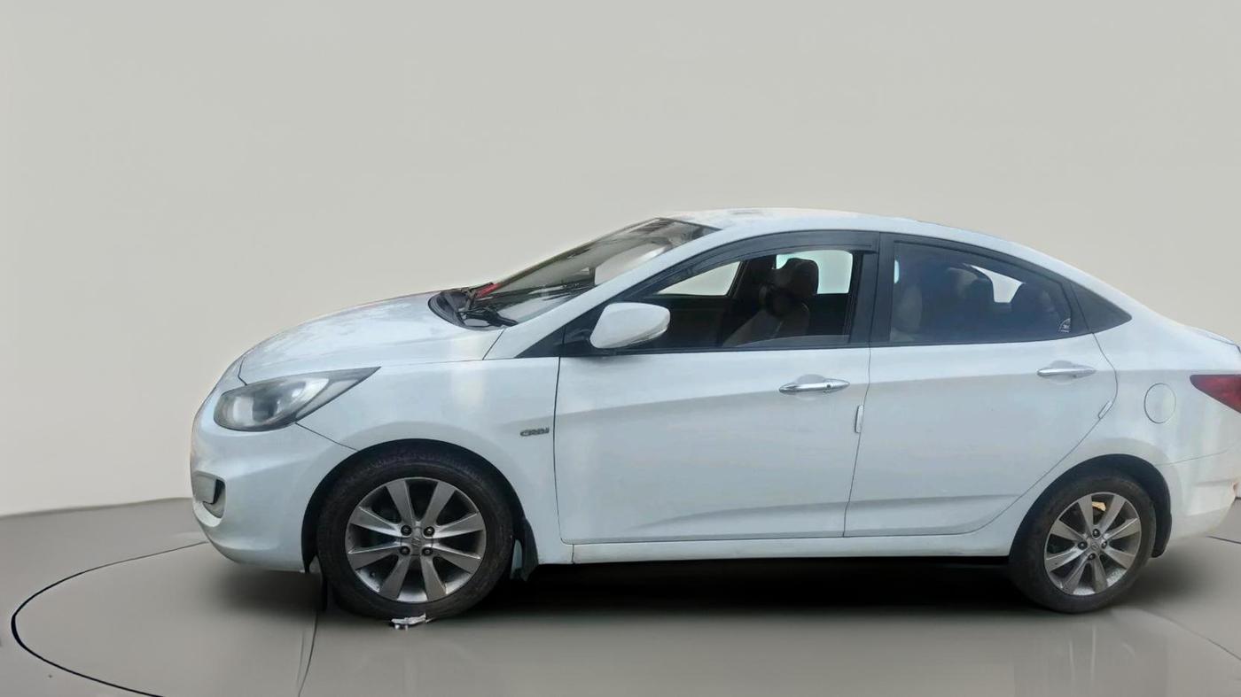 2012 Hyundai Verna FLUIDIC 1.6 CRDI SX OPT AT, Diesel, Automatic, 91,348 km, exterior