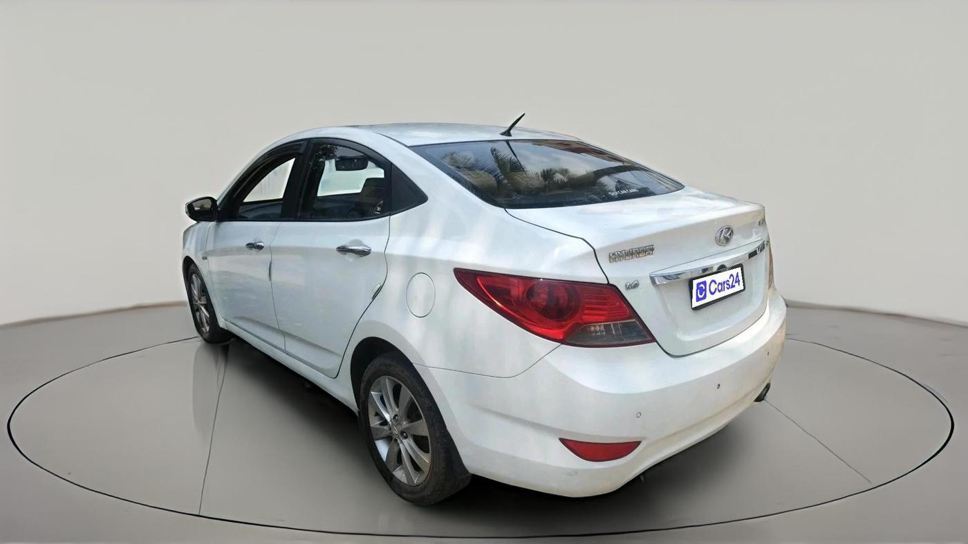 2012 Hyundai Verna FLUIDIC 1.6 CRDI SX OPT AT, Diesel, Automatic, 91,348 km, exterior