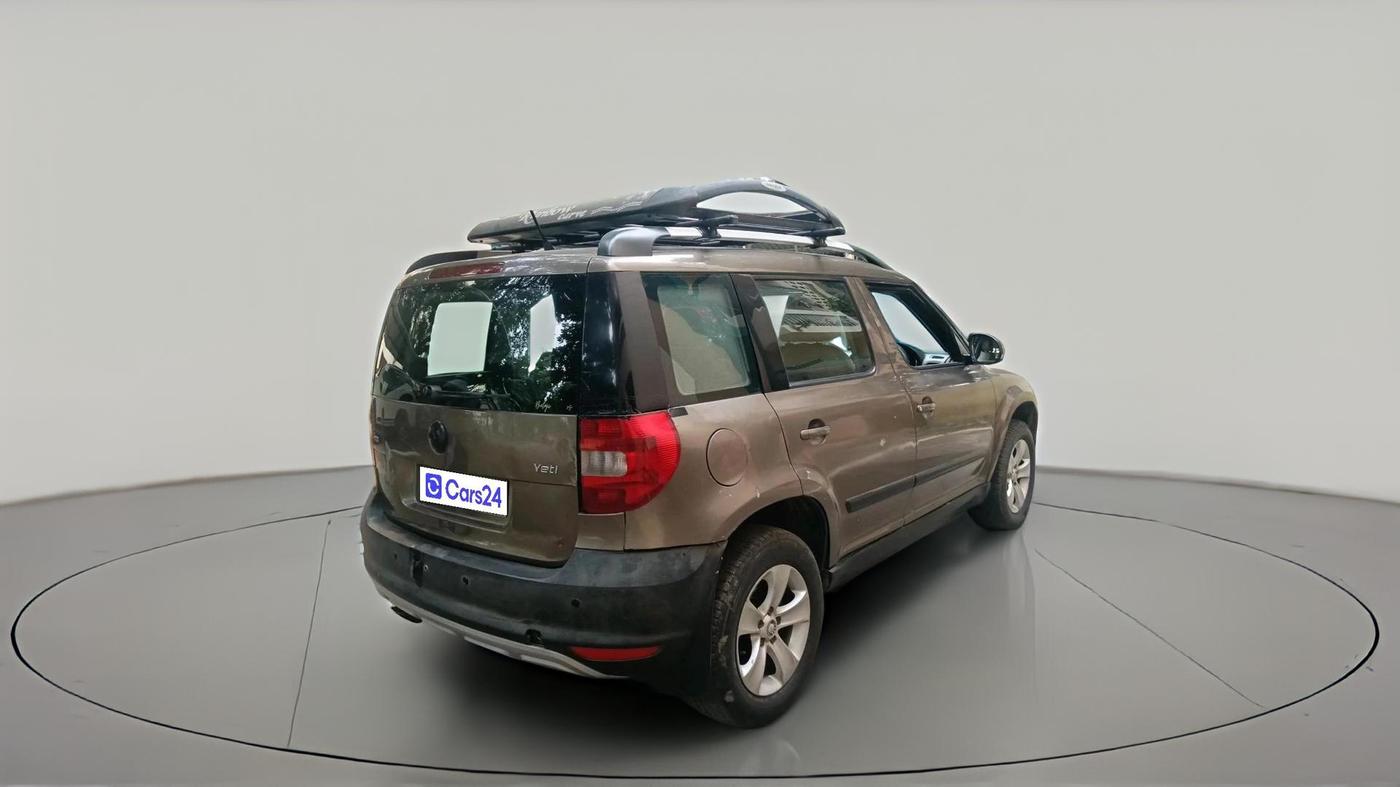 2012 Skoda Yeti ACTIVE 2.0 TDI CR 4X2, Diesel, Manual, 1,33,069 km, exterior