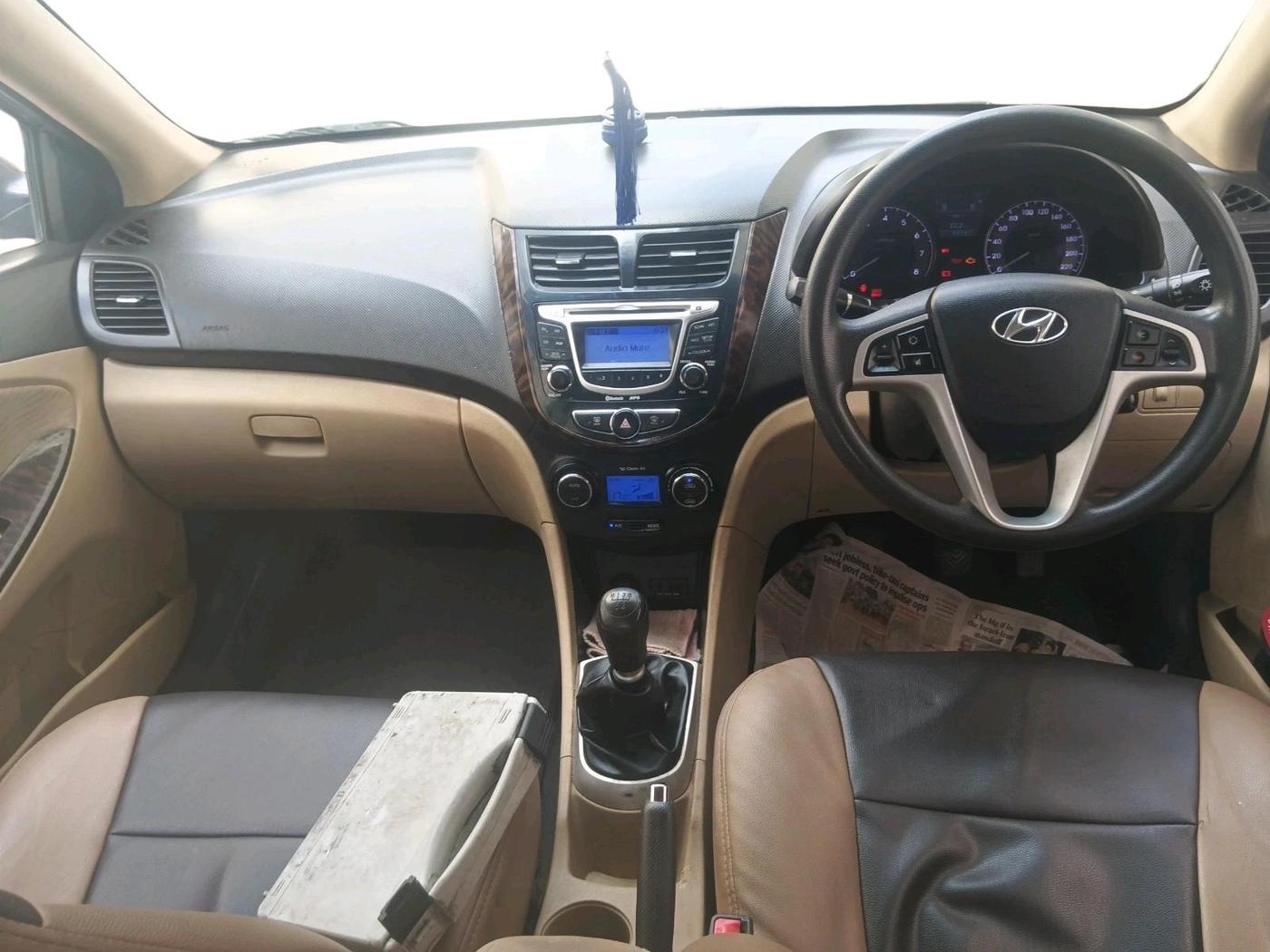 2013 Hyundai Verna FLUIDIC 1.6 VTVT SX, Petrol, Manual, 59,752 km, interior