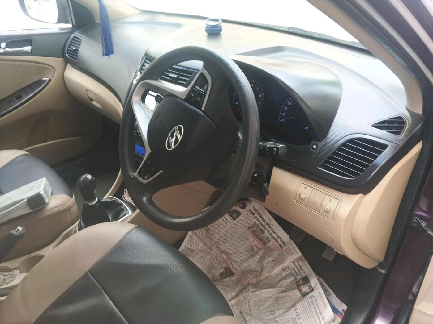 2013 Hyundai Verna FLUIDIC 1.6 VTVT SX, Petrol, Manual, 59,752 km, interior