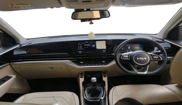 2023 KIA CARENS LUXURY PLUS 1.5 IMT PETROL, Petrol, Manual, 14,820 km, interior