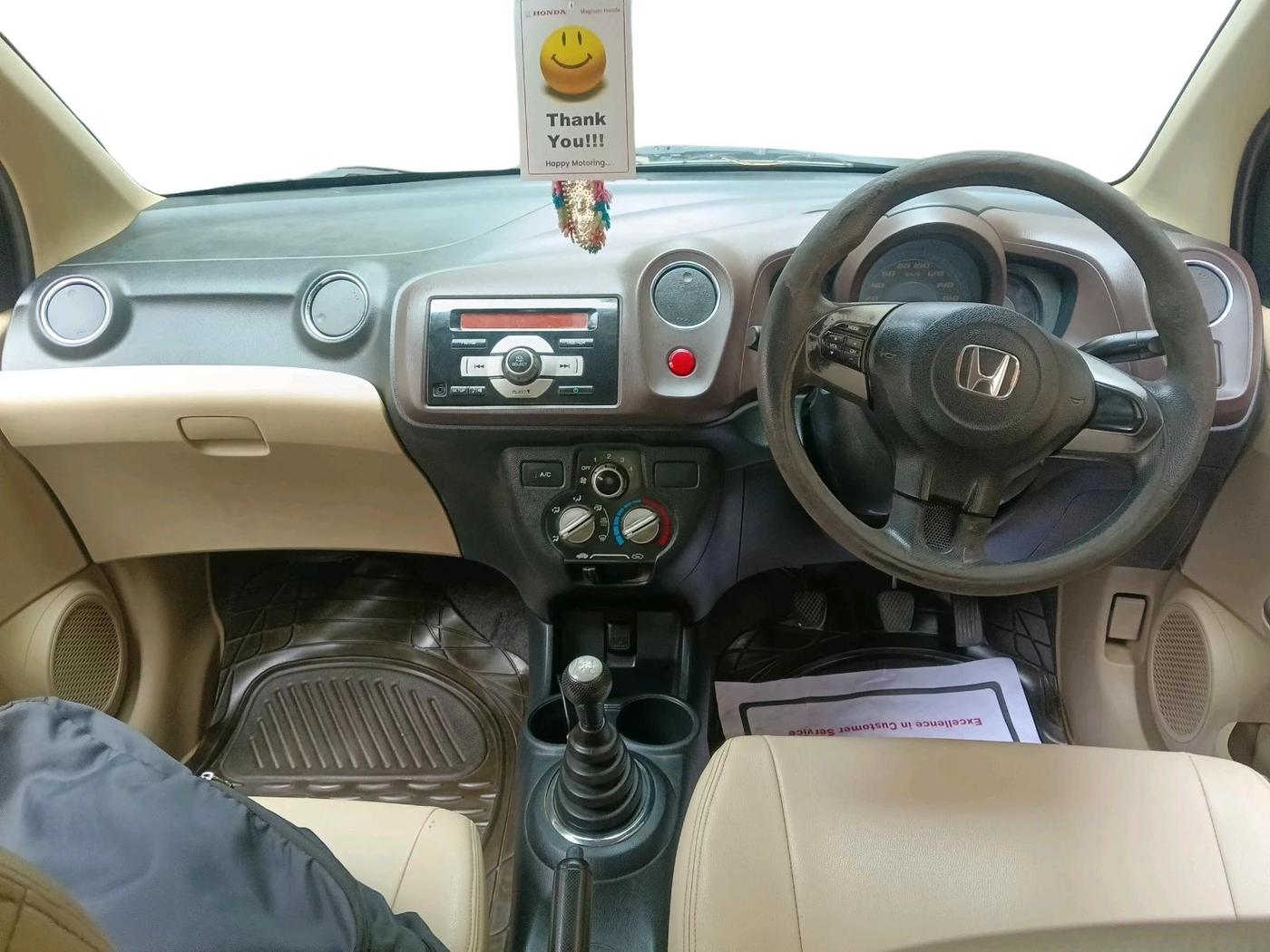 2013 Honda Amaze 1.5L I-DTEC S, Diesel, Manual, 1,64,080 km, interior