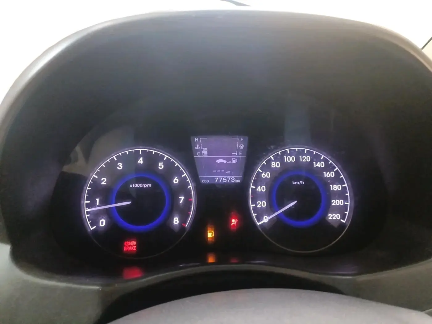 2013 Hyundai Verna FLUIDIC 1.6 VTVT SX, Petrol, Manual, 77,573 km, interior