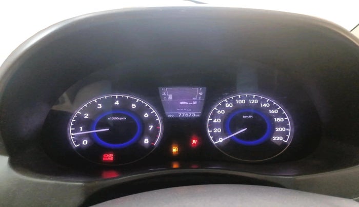 2013 Hyundai Verna FLUIDIC 1.6 VTVT SX, Petrol, Manual, 77,573 km, interior