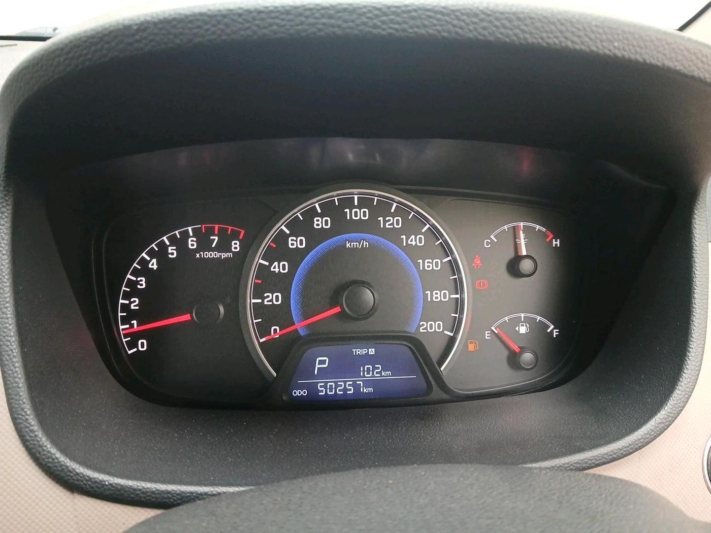 2016 Hyundai Grand i10 ASTA (O) AT 1.2 KAPPA VTVT, Petrol, Automatic, 50,257 km, interior