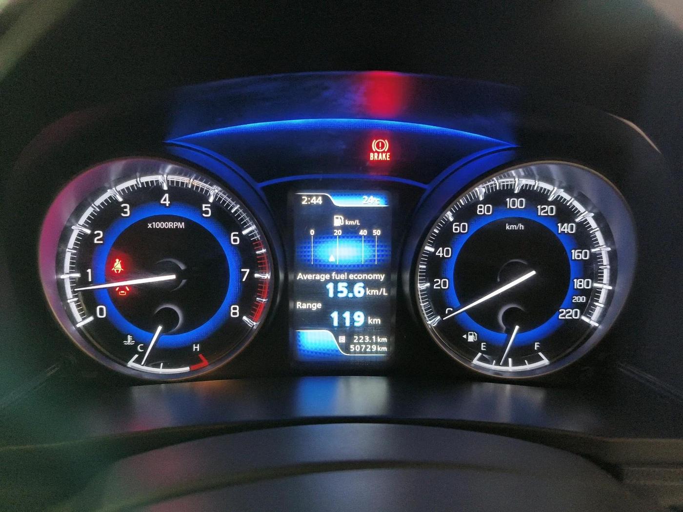 2017 Maruti Baleno ALPHA PETROL 1.2, Petrol, Manual, 50,729 km, interior