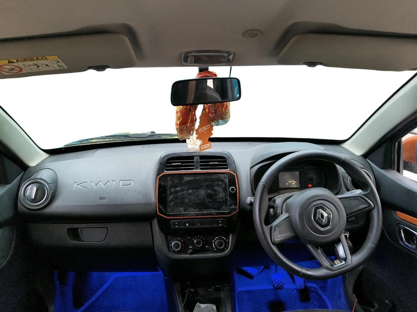 2019 Renault Kwid CLIMBER 1.0 AMT (O), Petrol, Automatic, 40,743 km, interior