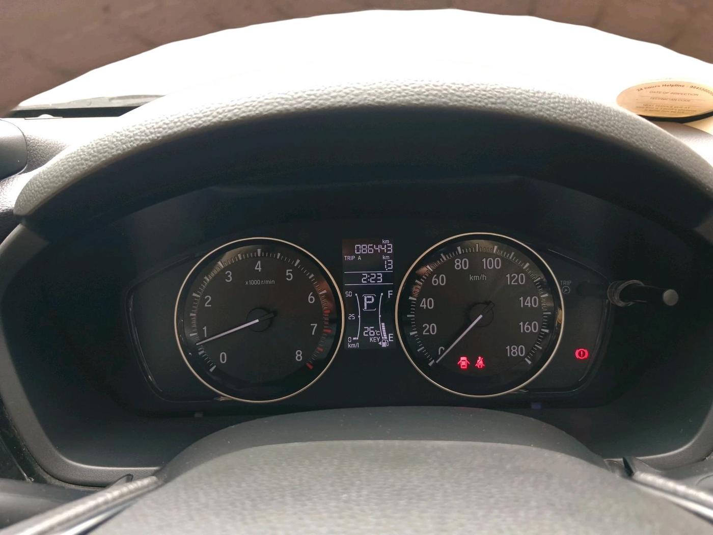 2020 Honda Amaze 1.2L I-VTEC VX CVT, Petrol, Automatic, 86,443 km, interior
