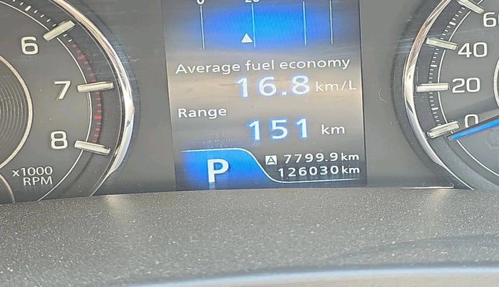 2018 Maruti Ciaz DELTA AT 1.5 SHVS PETROL, Petrol, Automatic, 1,26,030 km, interior