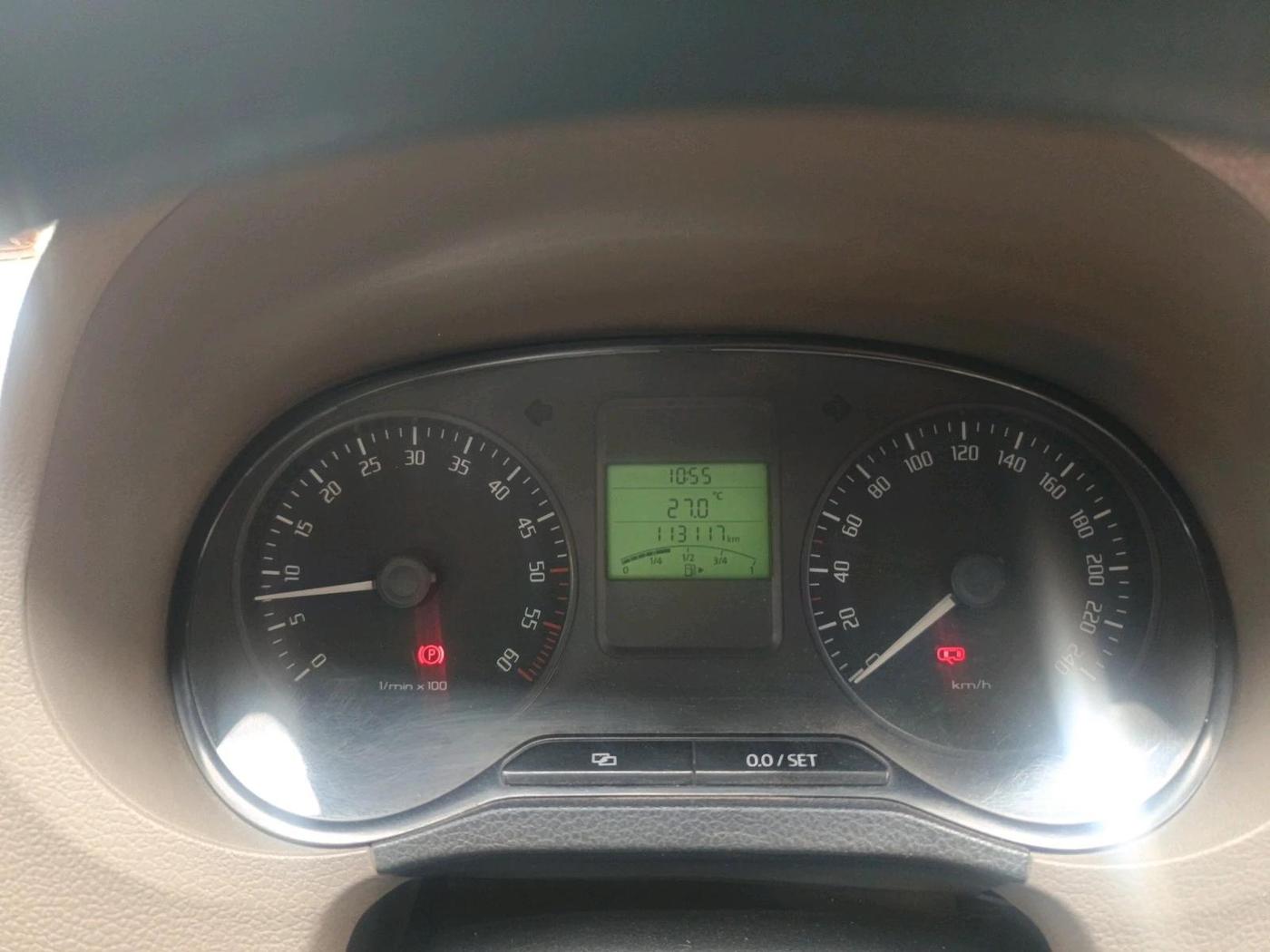 2012 Skoda Rapid AMBITION 1.6 TDI CR MT, Diesel, Manual, 1,13,117 km, interior
