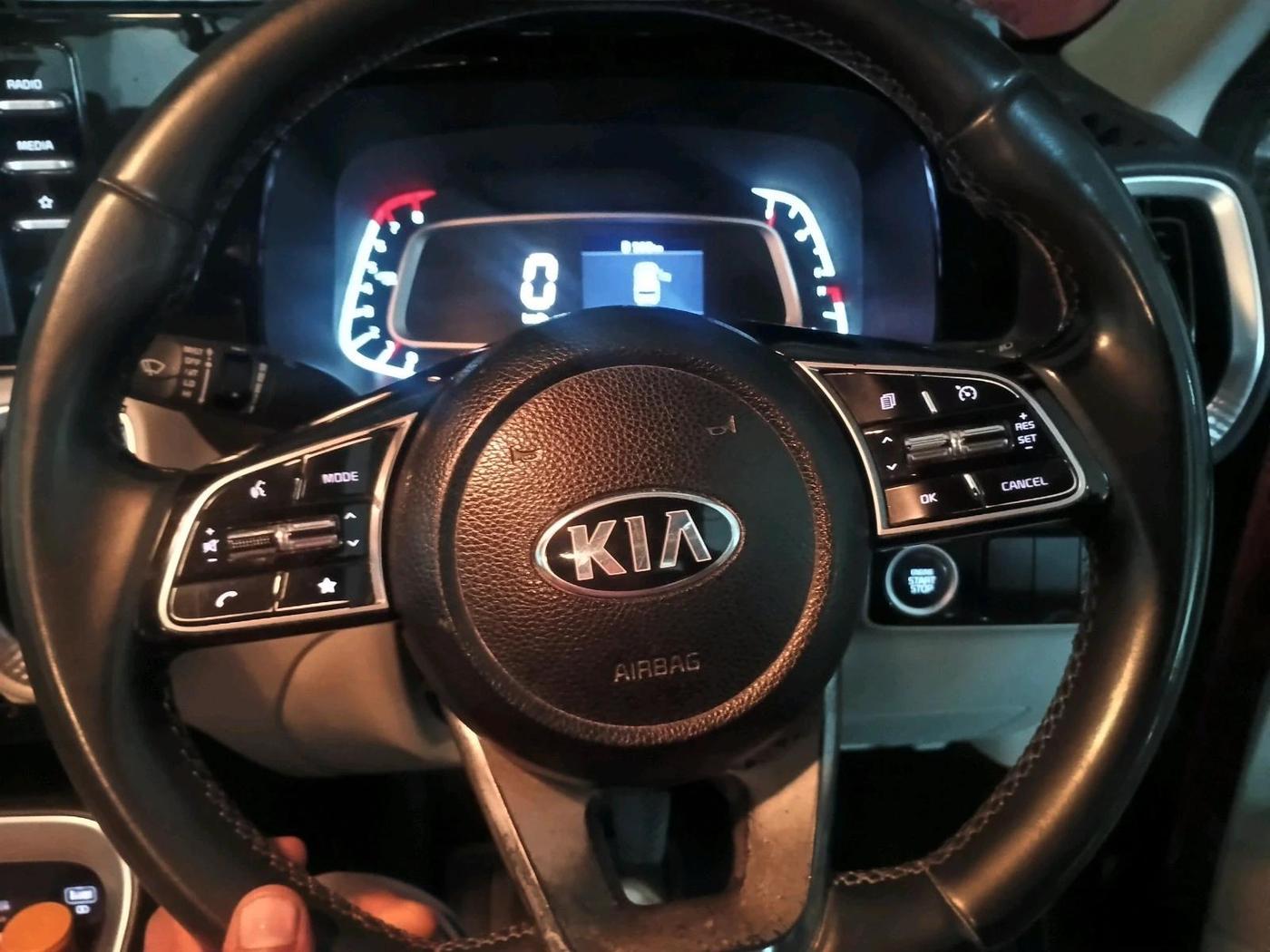 2020 KIA SONET HTX 1.0 IMT, Petrol, Manual, 57,223 km, interior