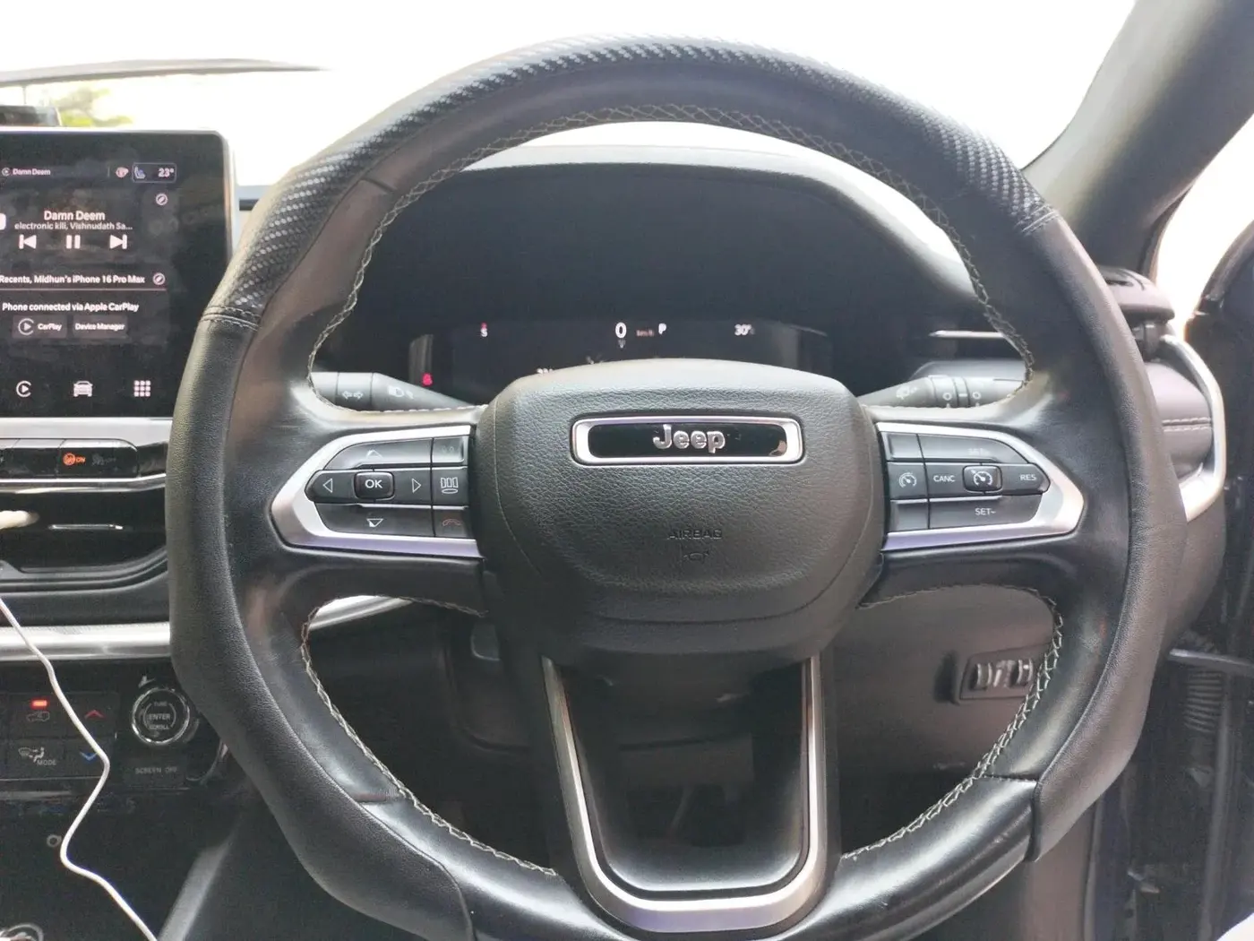 2021 Jeep Compass MODEL S (O) 1.4 PETROL DCT, Petrol, Automatic, 29,341 km, interior