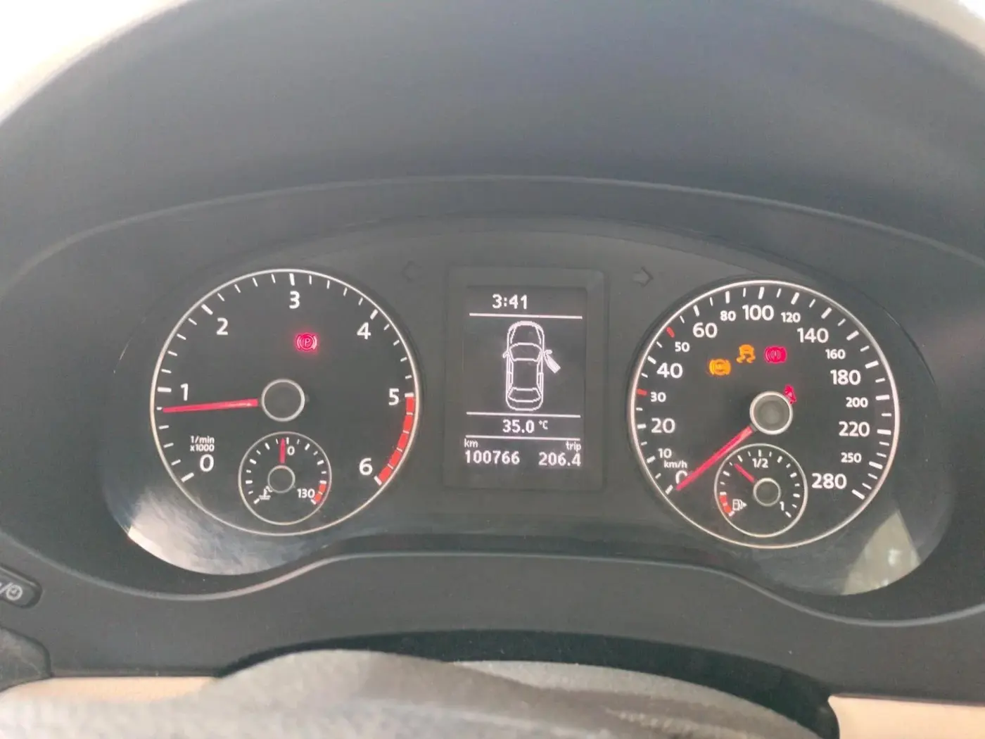 2012 Volkswagen Jetta COMFORTLINE TDI, Diesel, Manual, 1,00,766 km, interior