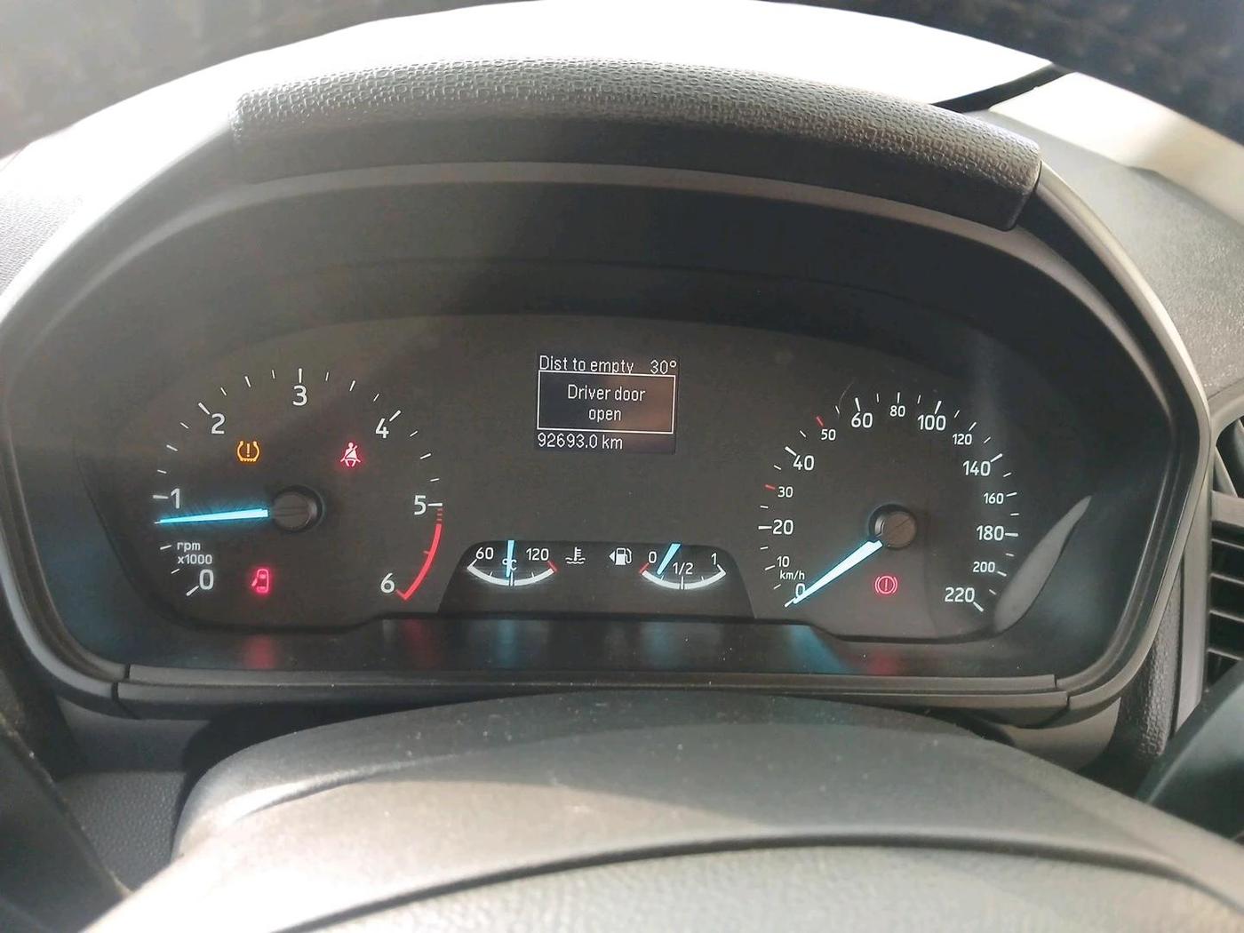 2017 Ford Ecosport TITANIUM+ 1.5L DIESEL, Diesel, Manual, 92,693 km, interior