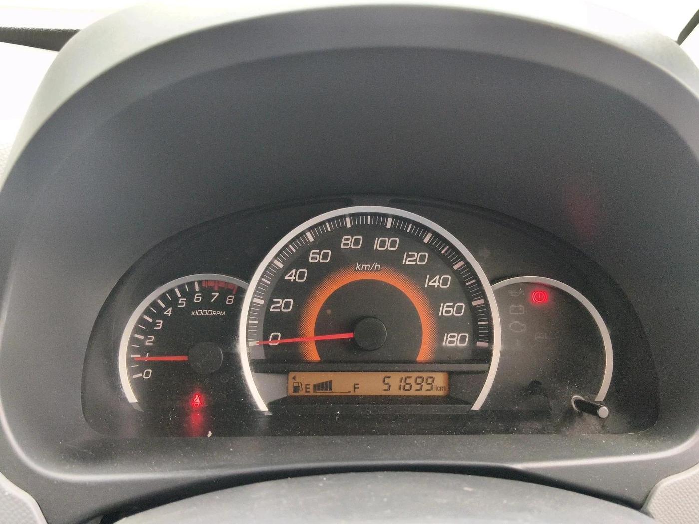 2012 Maruti Wagon R 1.0 VXI, Petrol, Manual, 51,699 km, interior