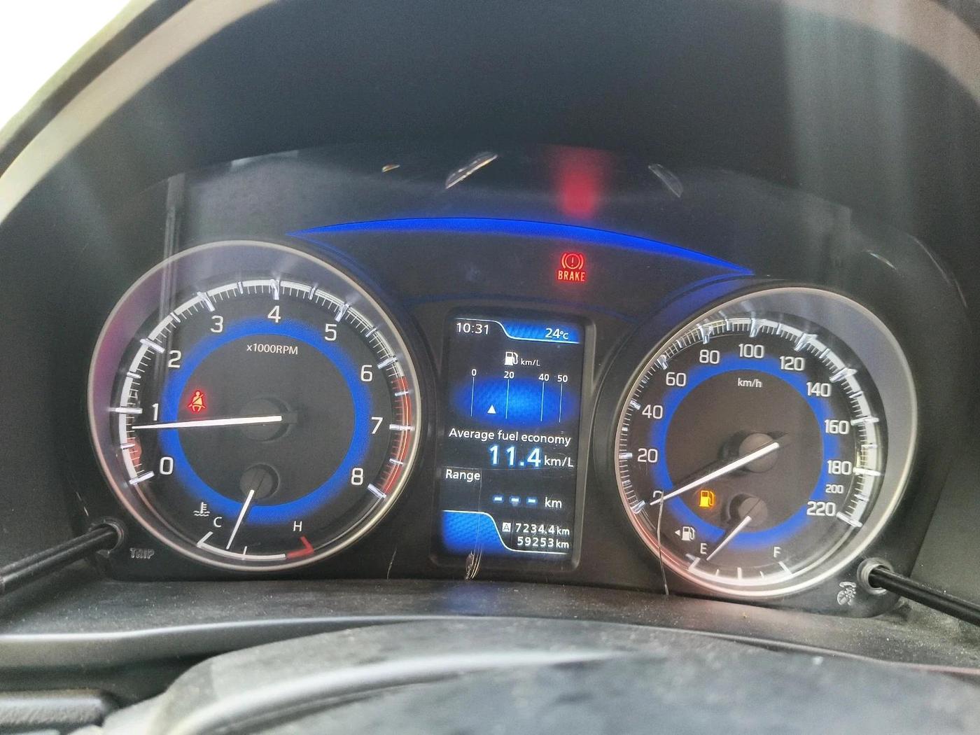2021 Toyota Glanza G, Petrol, Manual, 59,253 km, interior