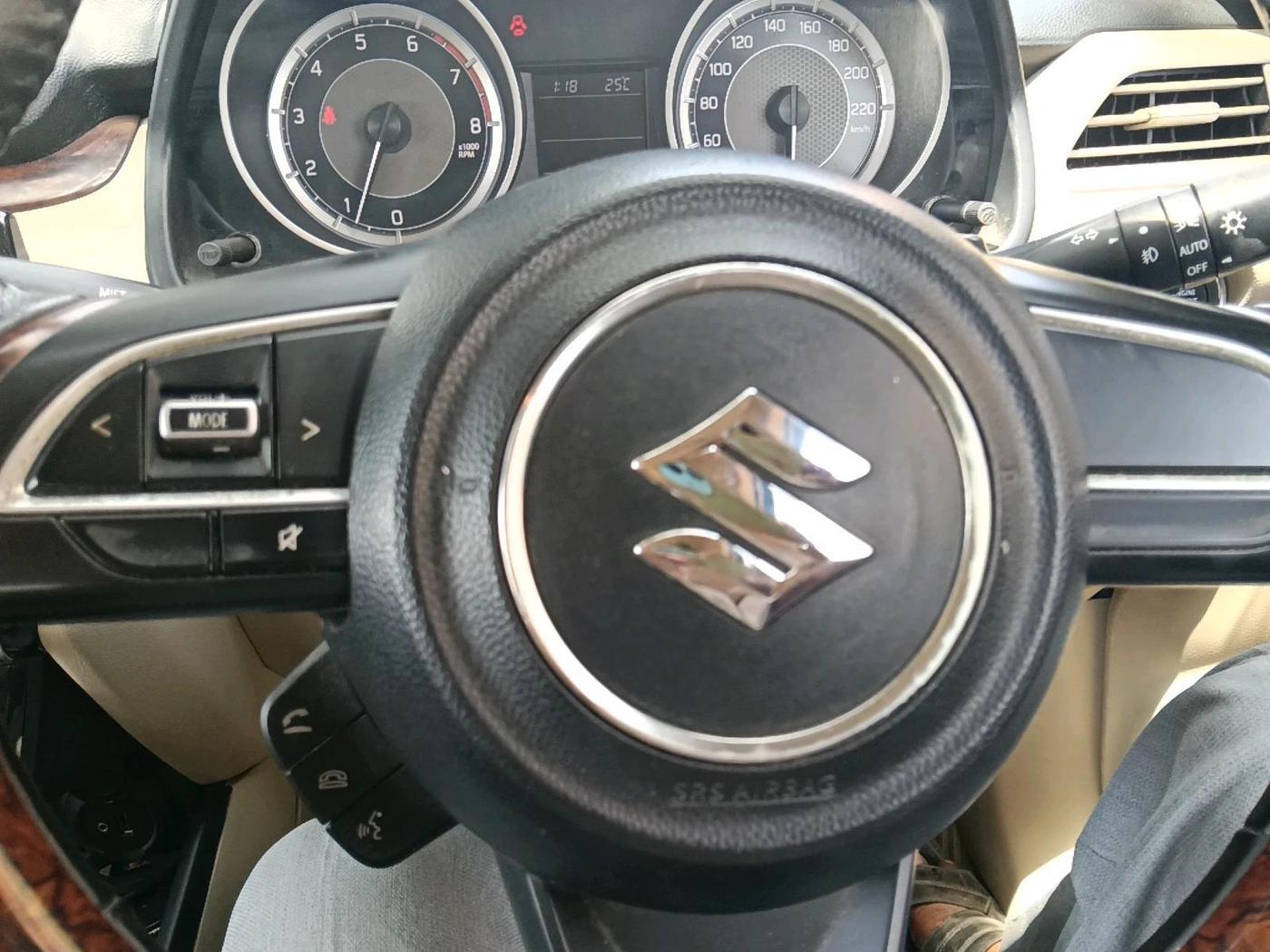 2017 Maruti Dzire ZXI PLUS, Petrol, Manual, 34,986 km, interior