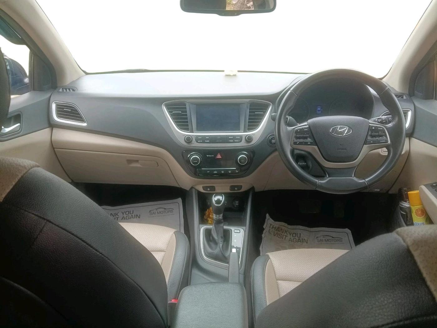 2017 Hyundai Verna 1.6 VTVT SX (O) AT, Petrol, Automatic, 49,105 km, interior