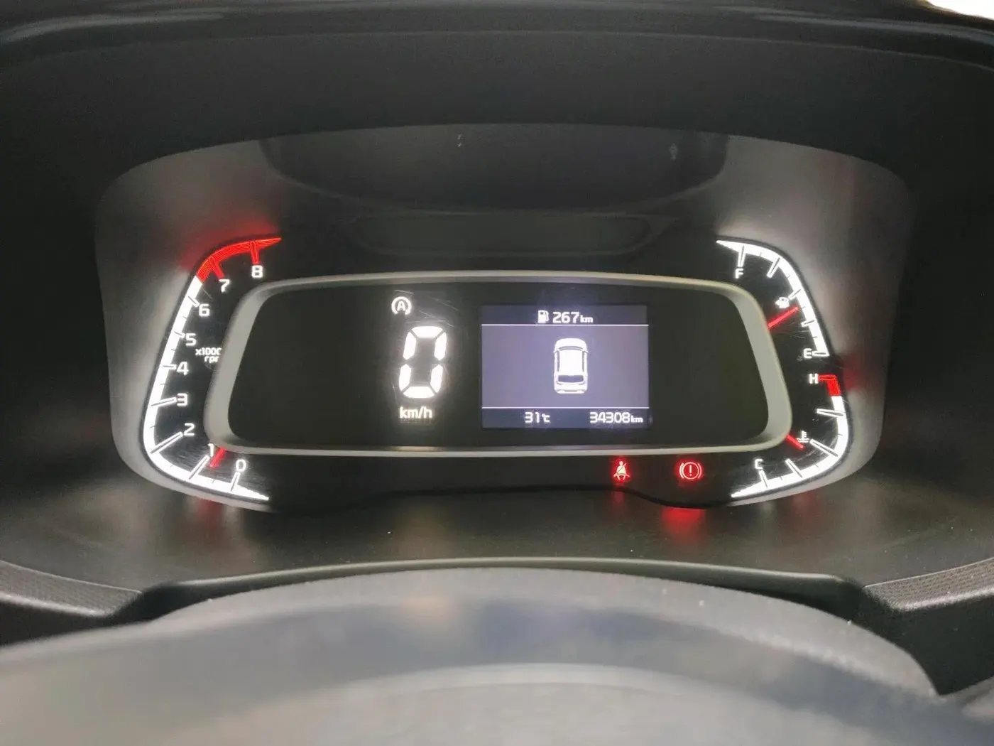 2023 KIA SONET HTK PLUS 1.2, Petrol, Manual, 35,300 km, interior