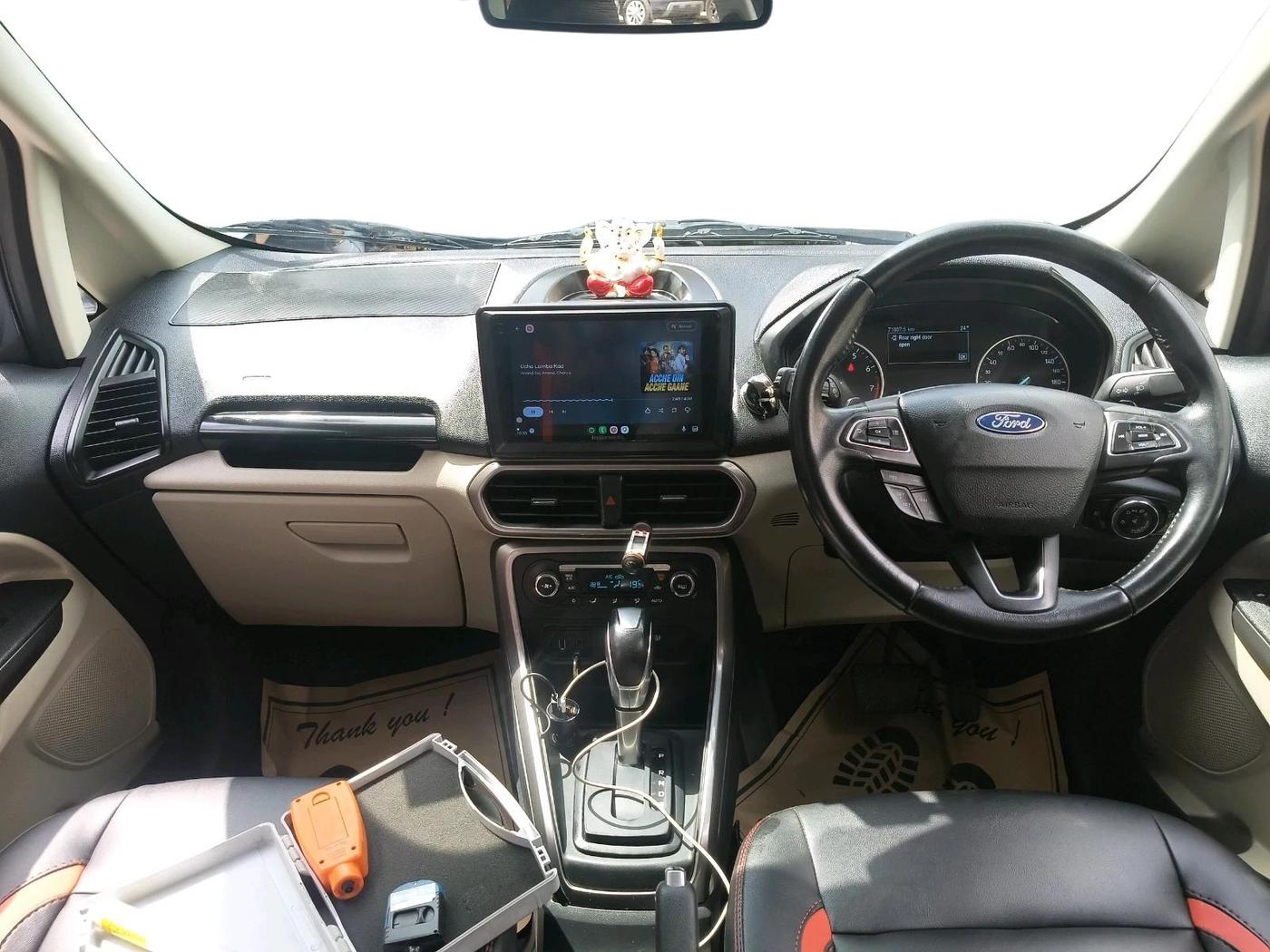 2021 Ford Ecosport TITANIUM + 1.5L PETROL AT, Petrol, Automatic, 71,007 km, interior