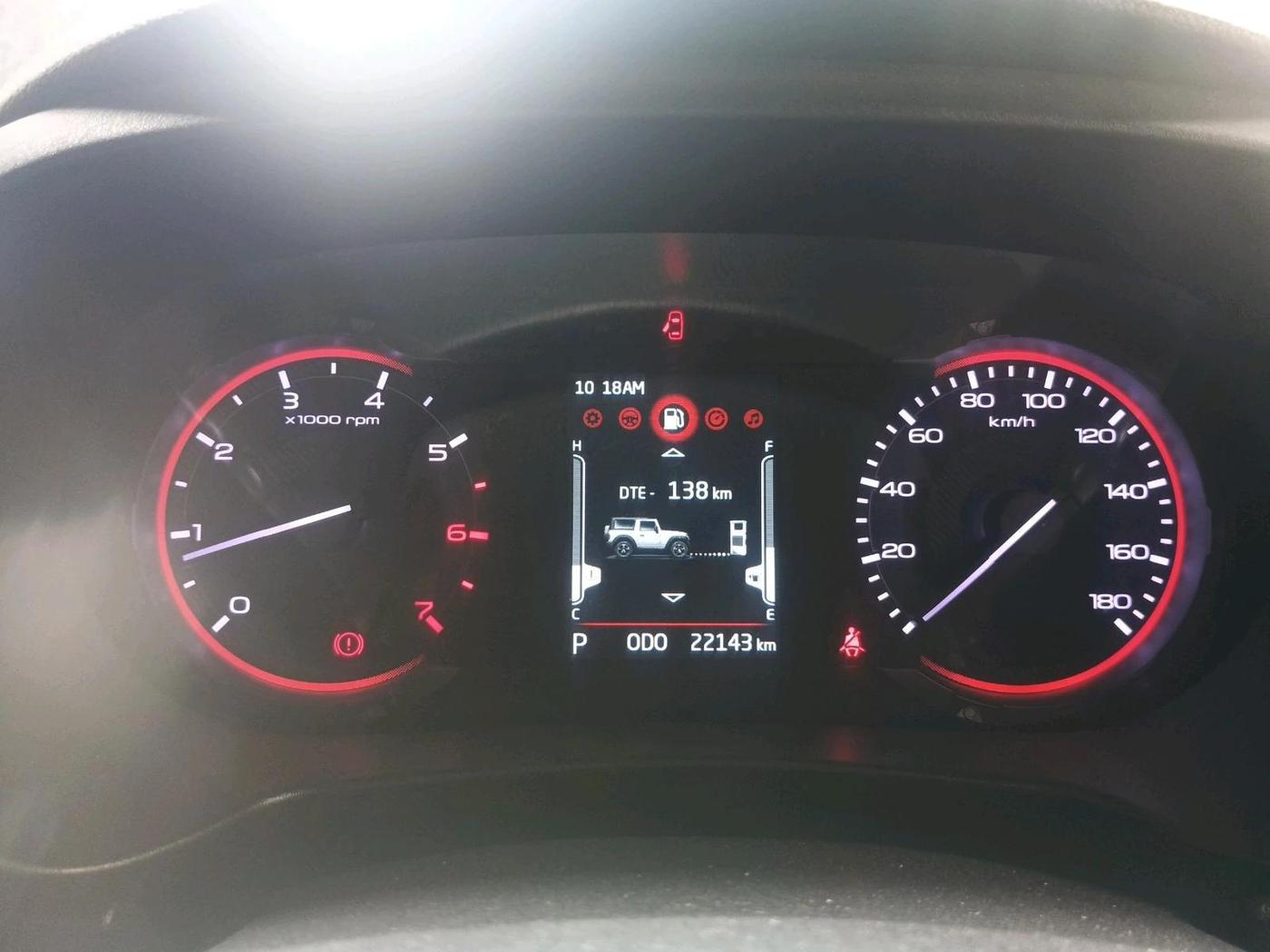 2023 Mahindra Thar LX P 2WD AT HT, Petrol, Automatic, 22,143 km, interior