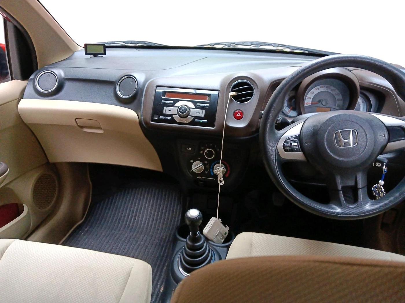 2013 Honda Brio S MT, Petrol, Manual, 61,960 km, interior