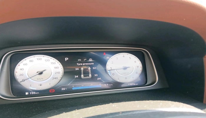 2023 Hyundai ALCAZAR PLATINUM (O) 7STR 1.5 AT, Petrol, Automatic, 17,076 km, interior