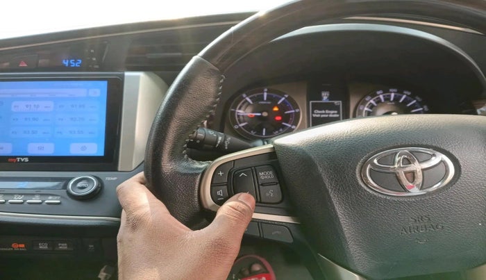 2017 Toyota Innova Crysta 2.8 ZX AT 7 STR, Diesel, Automatic, 1,10,691 km, interior