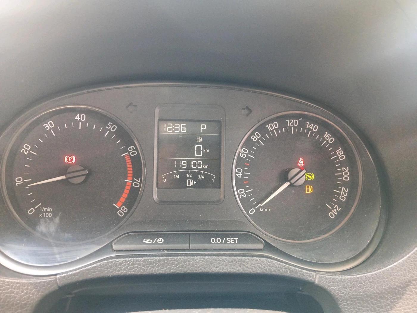 2019 Skoda Rapid STYLE 1.6 MPI AT, Petrol, Automatic, 1,27,000 km, interior