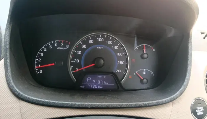 2014 Hyundai Grand i10 ASTA AT 1.2 KAPPA VTVT, Petrol, Automatic, 77,905 km, interior