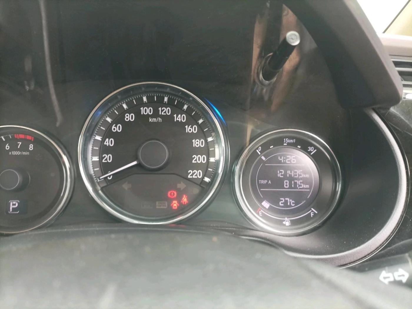 2018 Honda City 1.5L I-VTEC ZX CVT, Petrol, Automatic, 1,21,435 km, interior
