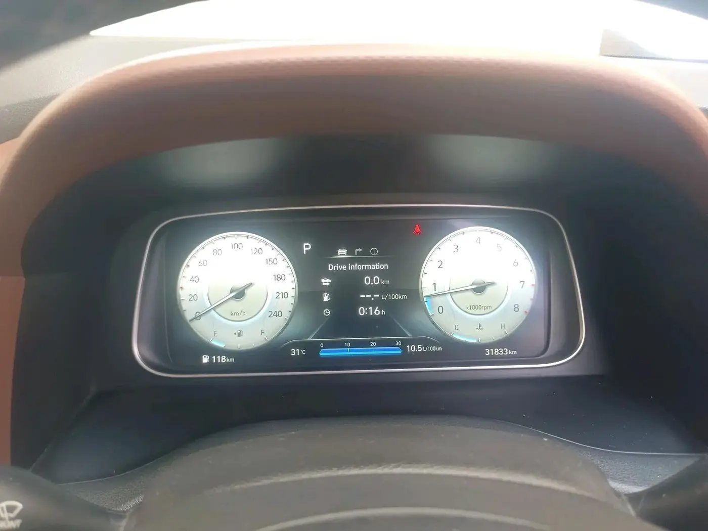 2021 Hyundai ALCAZAR PLATINUM (O) 6STR 2.0 AT, Petrol, Automatic, 31,833 km, interior