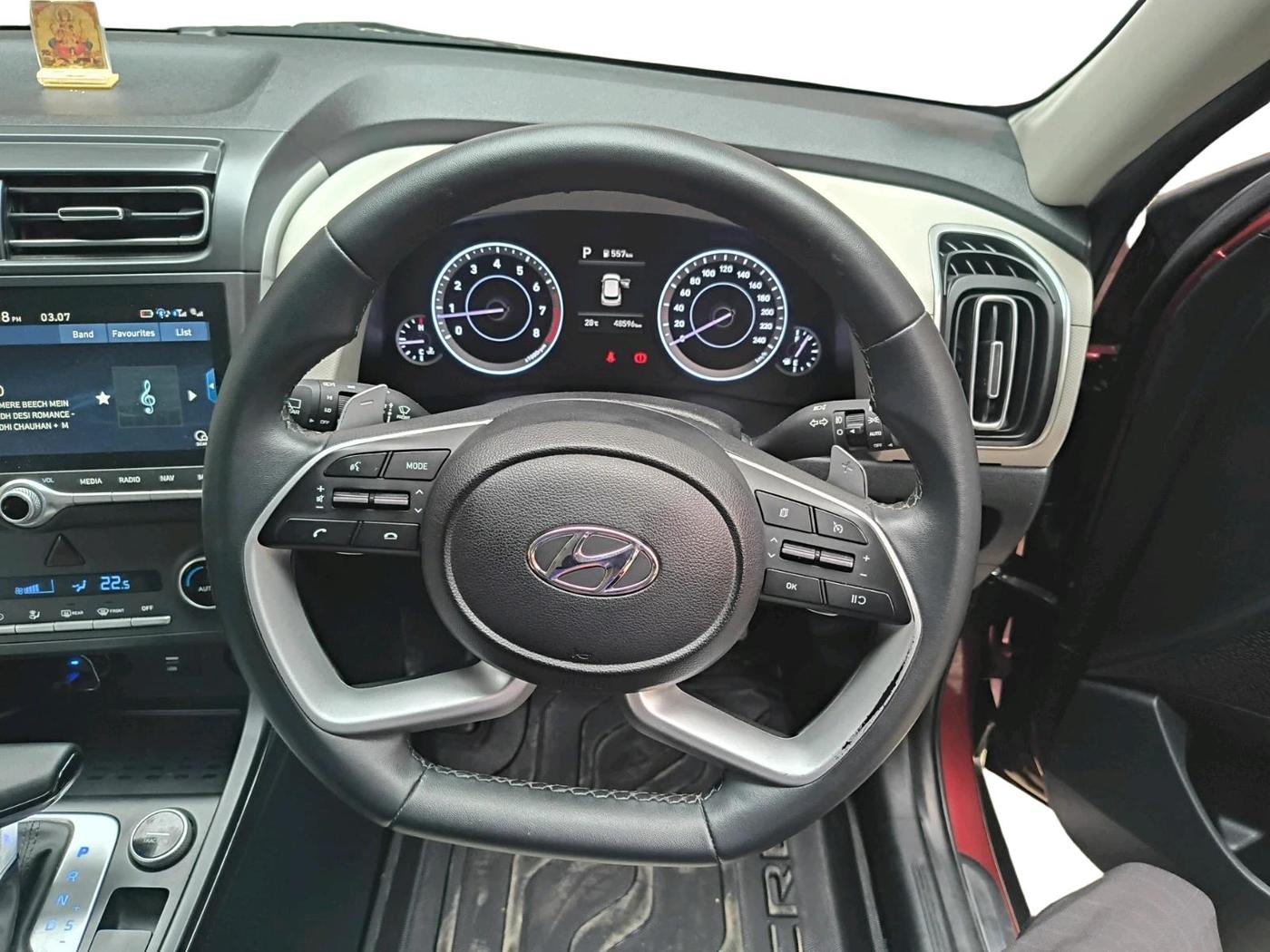 2020 Hyundai Creta SX IVT 1.5 PETROL, Petrol, Automatic, 48,596 km, interior