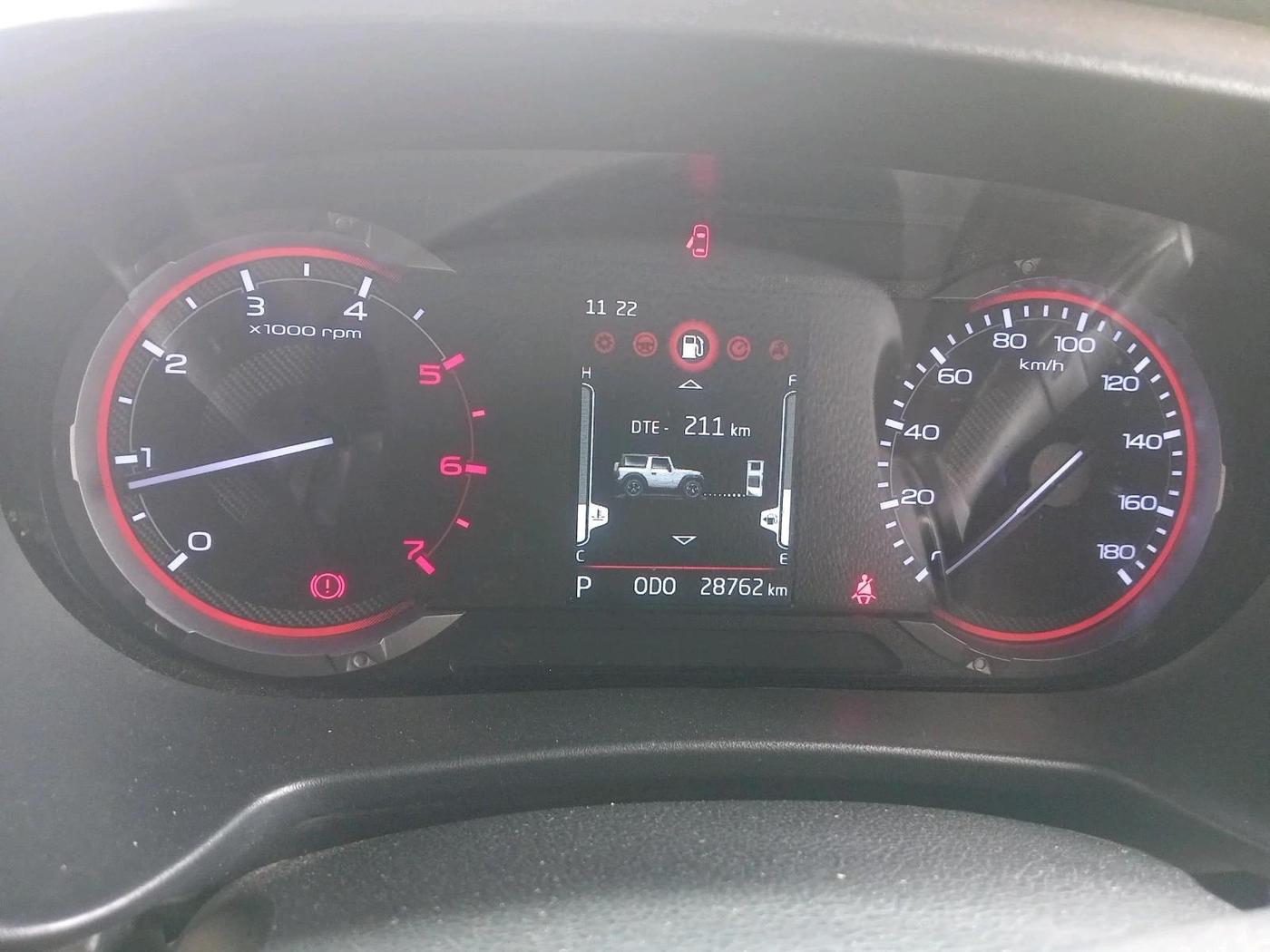 2022 Mahindra Thar LX D 4WD AT CONVERTIBLE, Diesel, Automatic, 28,762 km, interior