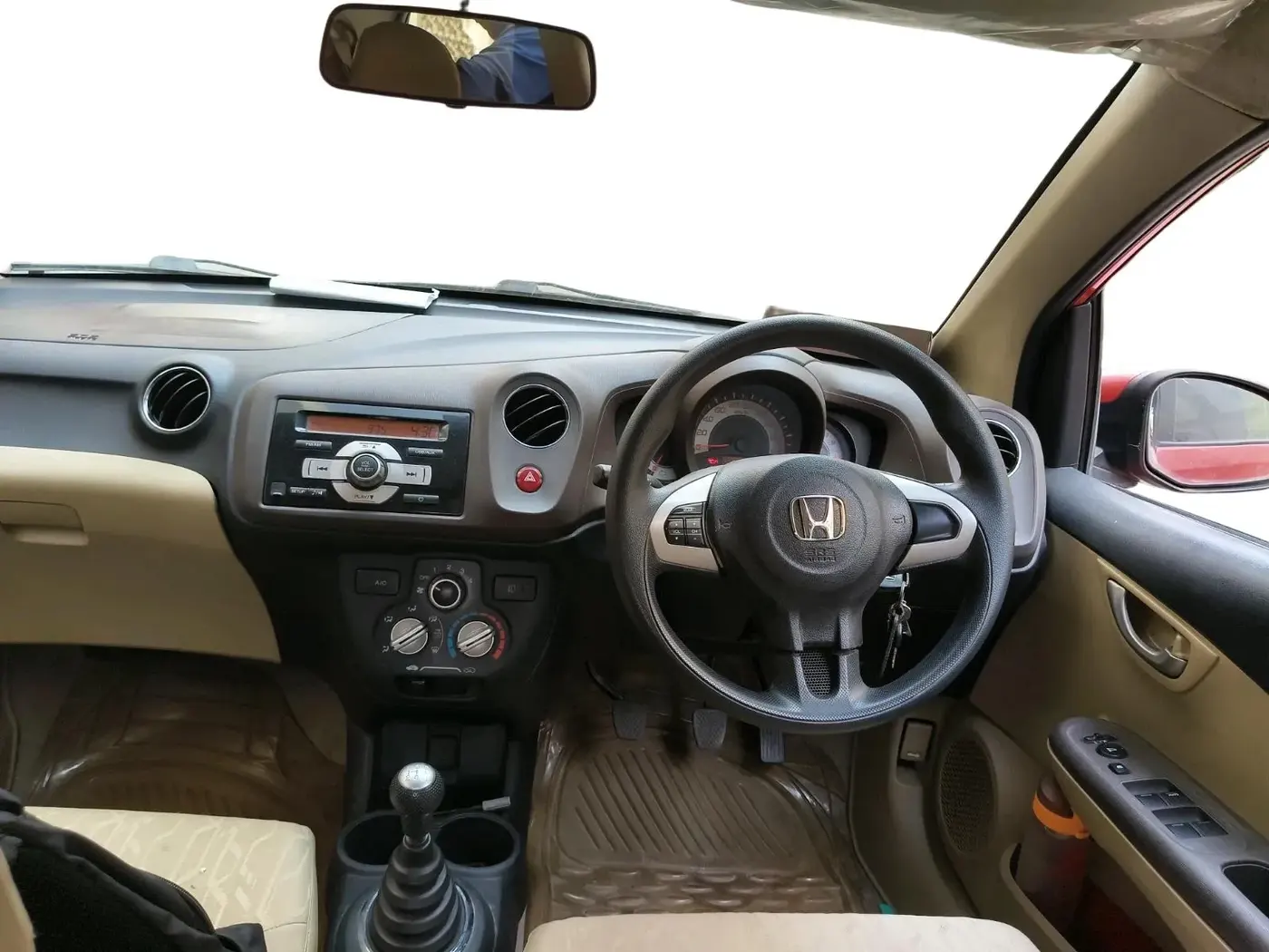2012 Honda Brio V MT, Petrol, Manual, 7,320 km, interior