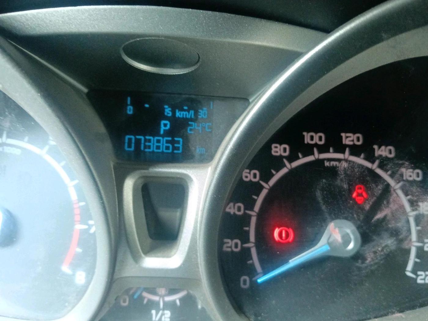 2013 Ford Ecosport TITANIUM 1.5L PETROL AT, Petrol, Automatic, 73,863 km, interior