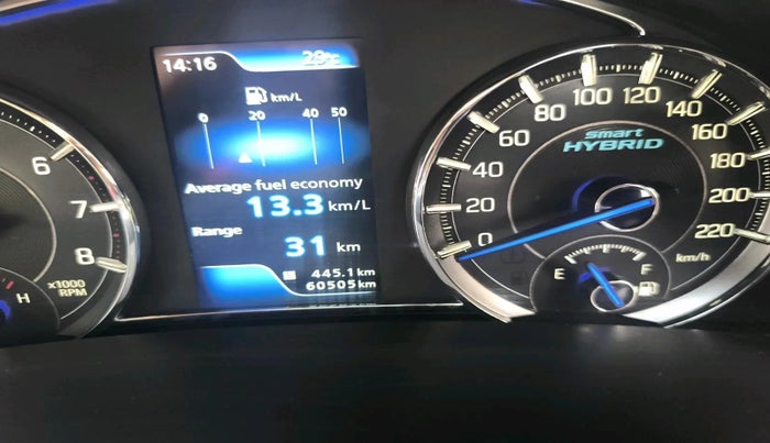 2018 Maruti Ciaz ALPHA 1.5 SHVS PETROL, Petrol, Manual, 60,505 km, interior