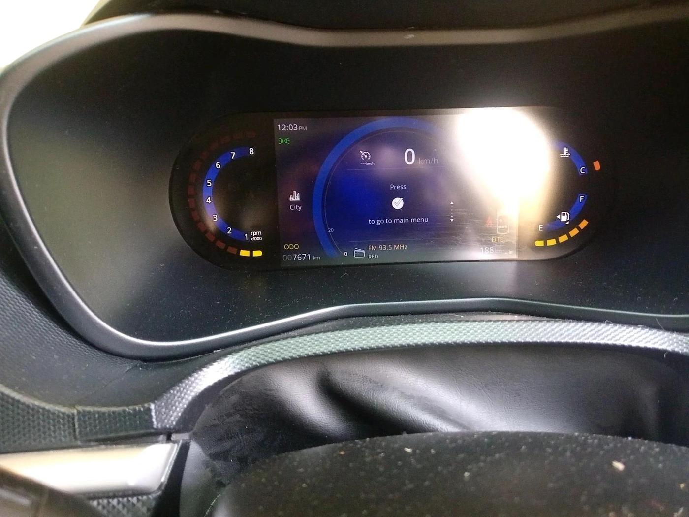 2024 Tata NEXON Creative Plus 1.2 Revotron 7DCA Dark Edition, Petrol, Automatic, 7,671 km, interior