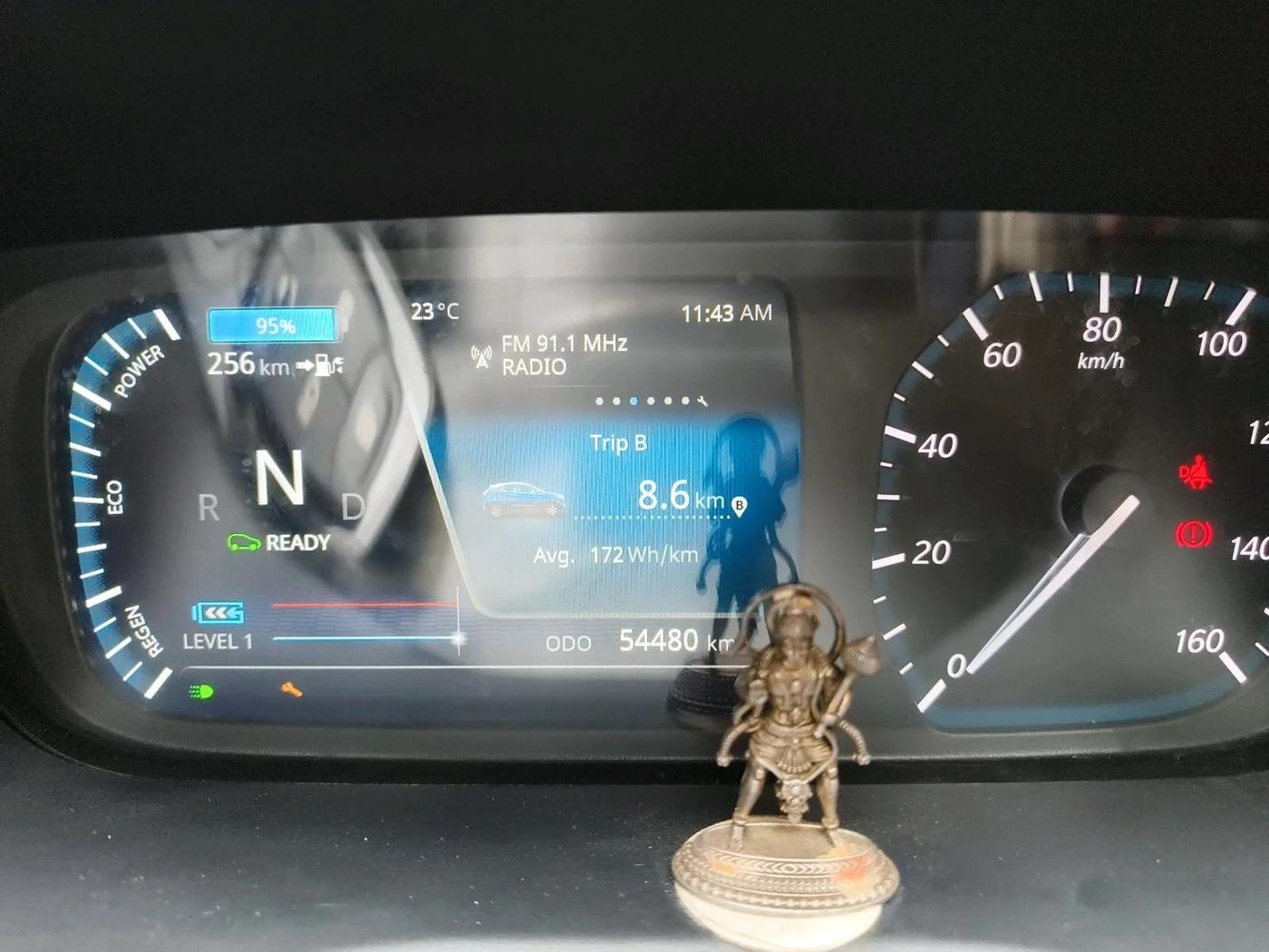 2022 Tata NEXON EV XZ PLUS DARK EDITION, Electric, Automatic, 54,480 km, interior